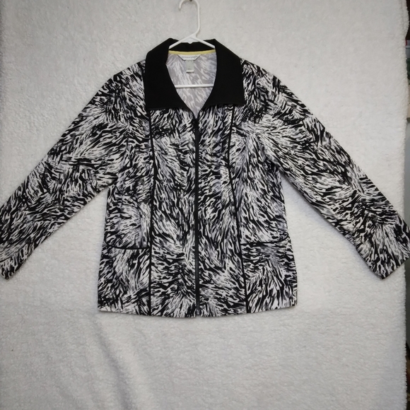 Christopher & Banks Women's Full Zip Jacket- Large - Picture 2 of 9